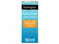 Neutrogena, Fluida Viso Spf25, Hydro Boost, Urban Protect, Idratante, Con Acido Ialuronico, Antiossidanti, Vitamina C, Protezione Inquinamento, 50ml