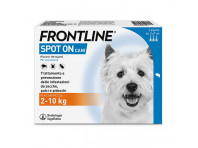 Frontline Spot On Cani x3 Pipette, Antiparassitario per Cani e Cuccioli (2-10Kg), Contro Pulci, Zecche E Pidocchi