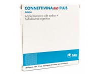 Connettivinabio Plus - 10 Garze Impregnate Per Ferite Cutanee - 10 X10 Cm 