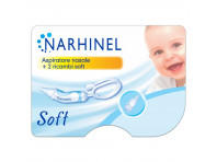 Narhinel Aspiratore Nasale Neonati E Bambini Soft Con 2 Ricambi Soft Con Filtro Assorbente