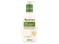 Aveeno, Crema Idratante Corpo, Daily Moisturizing, per Pelli Normali e Pelli Secche, Avena Colloidale Prebiotica, Senza Profumo, 300ml