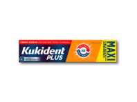 Kukident Plus Doppia Azione Crema Adesiva 65g. Per Dentiere Totali E Parziali
