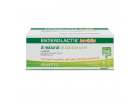 Enterolactis Bevibile, Integratore Alimentare Con Fermenti Lattici, Probiotici L,casei Dg, 8 Miliardi Cellule Vive, Senza Glutine E Lattosio, 12 Flaconcini Da 10ml, Gusto Fragola