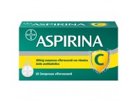 Aspirina C, Contro Sintomi Di Raffreddore, Influenza E Febbre, 400 Mg Di Acido Acetilsalicilico + 240 Mg Di Vitamina C, Antinfiammatorio E Analgesico, 10 Compresse Effervescenti