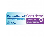 Bepanthenol Sensiderm Crema, Per Pelle Secca O Irritata, Dermatite, Eczema, Reazioni Allergiche, Con Pantenolo, Senza Cortisone, Allevia Prurito E Arrossamento, Tubo Da 50g