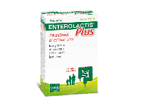 Enterolactis Plus Bustine, Integratore Alimentare Con Fermenti Lattici, Probiotici L,casei Dg, 24 Miliardi Cellule Vive, Con Fruttosio, Senza Glutine E Lattosio, 10 Bustine Da Sciogliere In Acqua