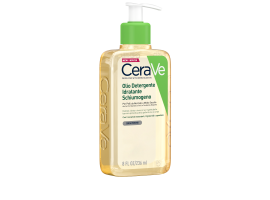 CeraVe Olio detergente idratante Deterge, idrata e lenisce. Con 3 ceramidi essenziali, trigliceridi e squalene da olio di origine vegetale 236 ml