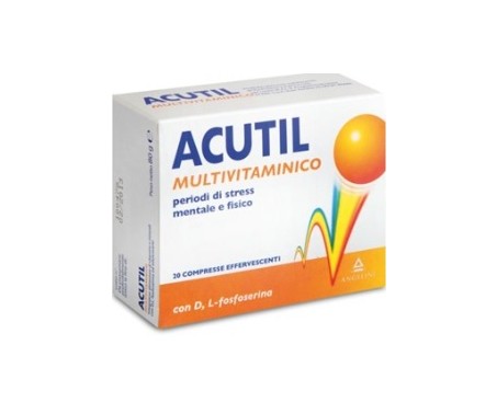 Acutil Multivitaminico Integratore Energetico 20 Compresse Effervescenti