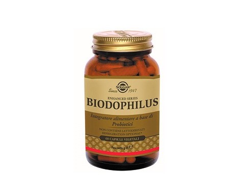 Solgar Biodophilus Integratore Probiotico 60 Capsule