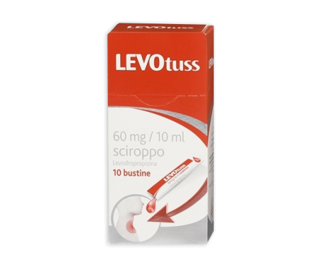 Levotuss Sciroppo Tosse 60mg/10ml Levodropropizina 10 Bustine 