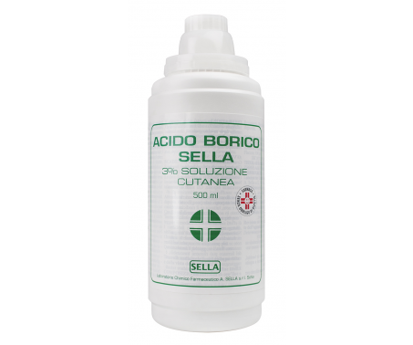 Acido Borico Sella 3% Soluzione Cutanea Flacone 500 ml
