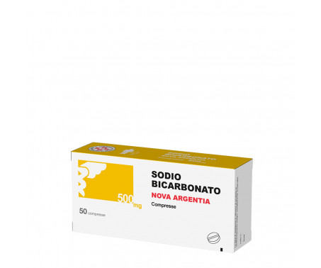 Sodio Bicarbonato Nova Argentia - 50 Compresse - 500 mg