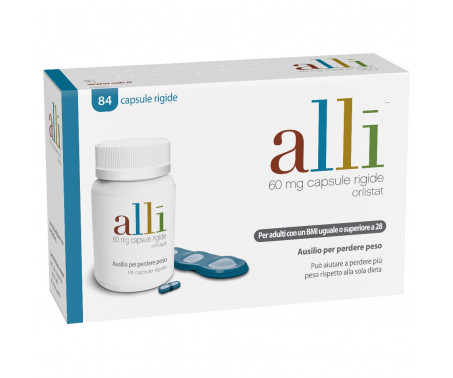 Alli Aiuto per Perdere Peso Orlistat Adulti 84 capsule