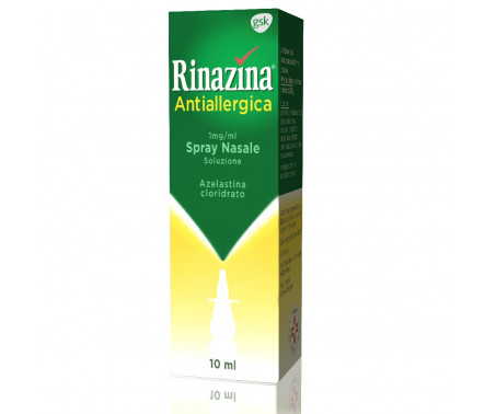 Rinazina Antiallergica Spray Nasale Antistaminico Allergia Pollini Pelo Animali Acari Polvere 10ml