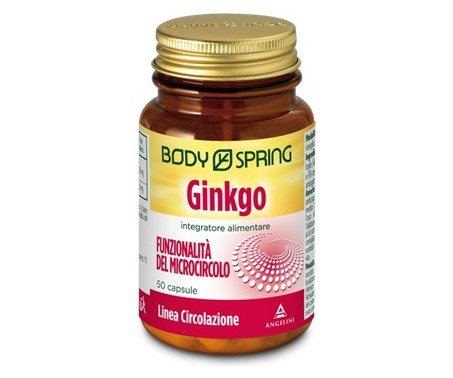 Body Spring Ginkgo Integratore Microcircolo 50 Capsule