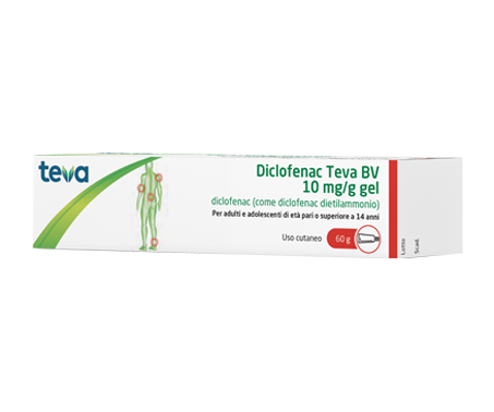 DICLOFENAC Gel 10mg/g 60gTEVA