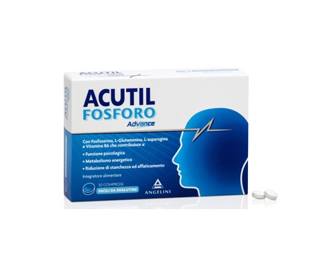 Acutil Fosforo Advance - Integratore per memoria e concentrazione - 50 compresse