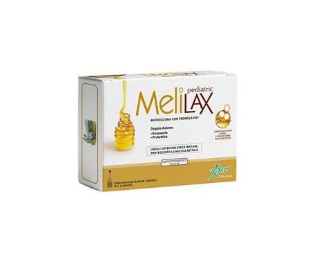 Melilax Pediatric - Microclismi per Bambini - 6 Pezzi - DISPOSITIVO MEDICO Classe II b