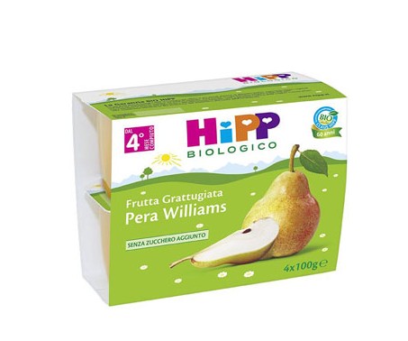 Hipp Biologico Merenda Pera e Yogurt 4x100 g - SCADENZA MARZO 2025