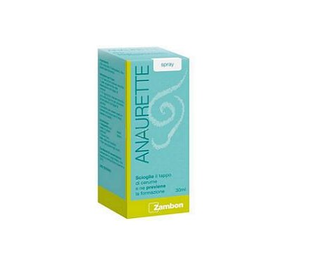 Anaurette Spray Lavaggio Orecchio Per Rimuovere il Cerume 30 ml