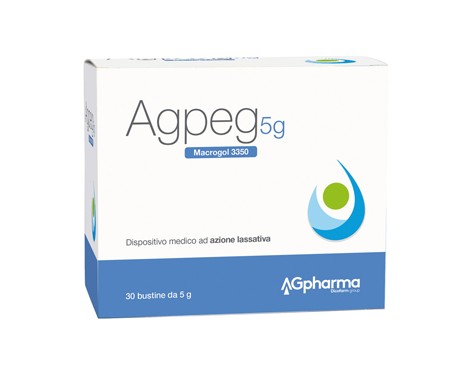 Agpeg Macrogol 3350 Integratore Lassativo 30 Bustine