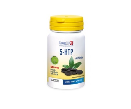 Longlife 5-HTP Integratore per Ansia e Stress 60 Capsule