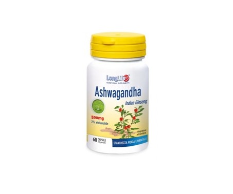 LongLife Ashwagandha Integratore Rilassante 60 Capsule