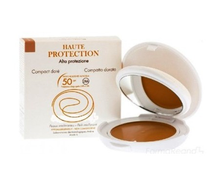 Avene Haute Protection Compatto Colorato SPF50 colore dorato