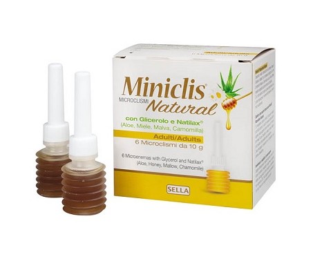 Miniclis Natural Adulti Lassativo 6 Microclismi