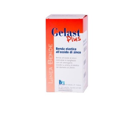 Gelast Plus - Benda medicata elastica con Ossido di Zinco 10x700 cm