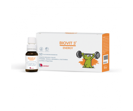 Biovit 3 Energy Integratore 10 Flaconcini Bevibili da 10 ml