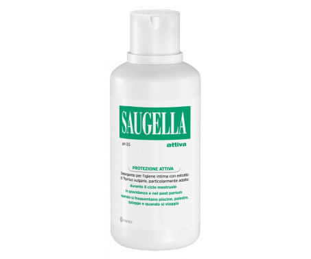 Saugella Attiva Verde - Detergente intimo - 500ml