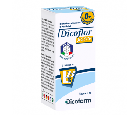 Dicoflor Gocce - Integratore di Fermenti Lattici - 5 ml