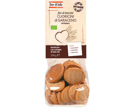 Fior Di Loto Fior Di Biscotti Cuoricini Di Saraceno Biologici Integrali 250 g