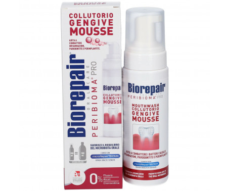 BIOREPAIR PERIBIOMA MOUSSE collutorio 200ml