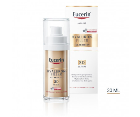 Eucerin Hyal-Filler Elasticity Siero Viso 3D Antiage 30mL