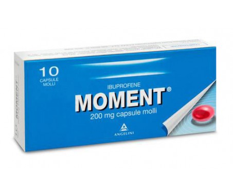 Moment 200 mg Ibuprofene 10 Capsule Molli