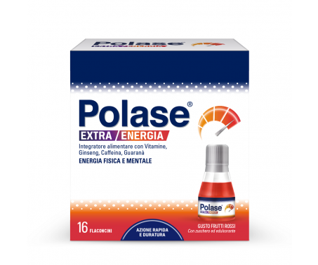 Polase Extra Energia Integratore Alimentare Vitamina B Vitamina C Energia Fisica e Mentale 16 Flc