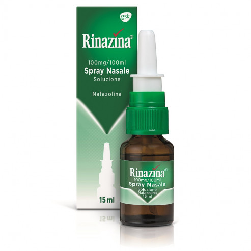 Rinazina Spray Nasale Decongestionante Nafazolina Lavaggio Nasale Rinite  Faringite Sinusite 15 ml