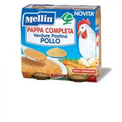 Mellin Pappa Completa Verdura Pastina E Pollo 2 X 250gr - Para-Farmacia  Bosciaclub