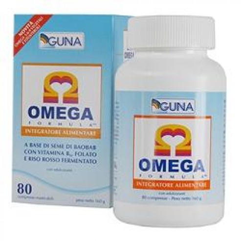 Guna Omega Formula Integratore Per il Colesterolo 80 Compresse |  Farmasave.it
