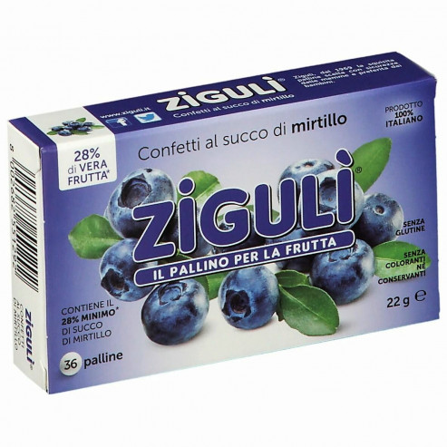 Zigulì Mirtillo 36 Caramelle