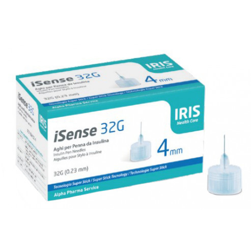 ISense Ago Insulina G32 4mm 100 Aghi